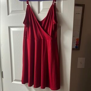 Red Sleeveless Dress